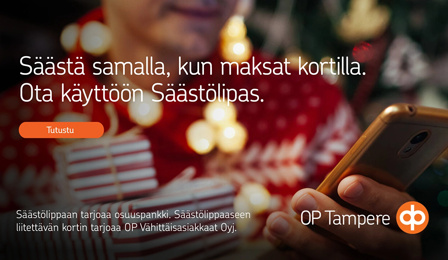 Säästölipas on sähköinen säästöpossu arjen säästämistä ja yllättäviä menoja varten. Säästölippaan tarjoaa osuuspankki. Säästölippaaseen liitettävän kortin tarjoaa OP Vähittäisasiakkaat Oyj.