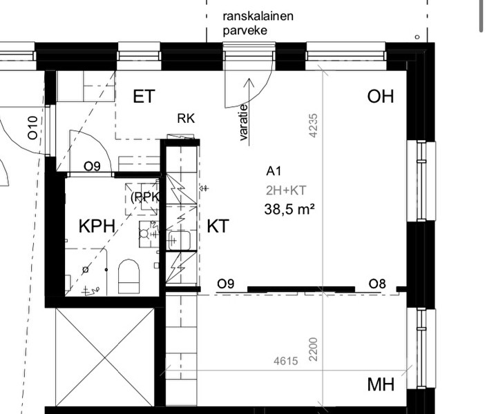 Alivuokrataan kalustettu kaksio helmikuusta kesäkuun loppuun